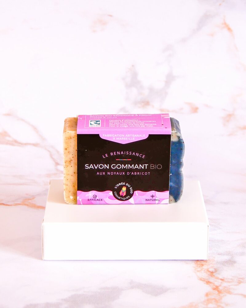 Le renaissance, Savon gommant bio visage et corps 100g