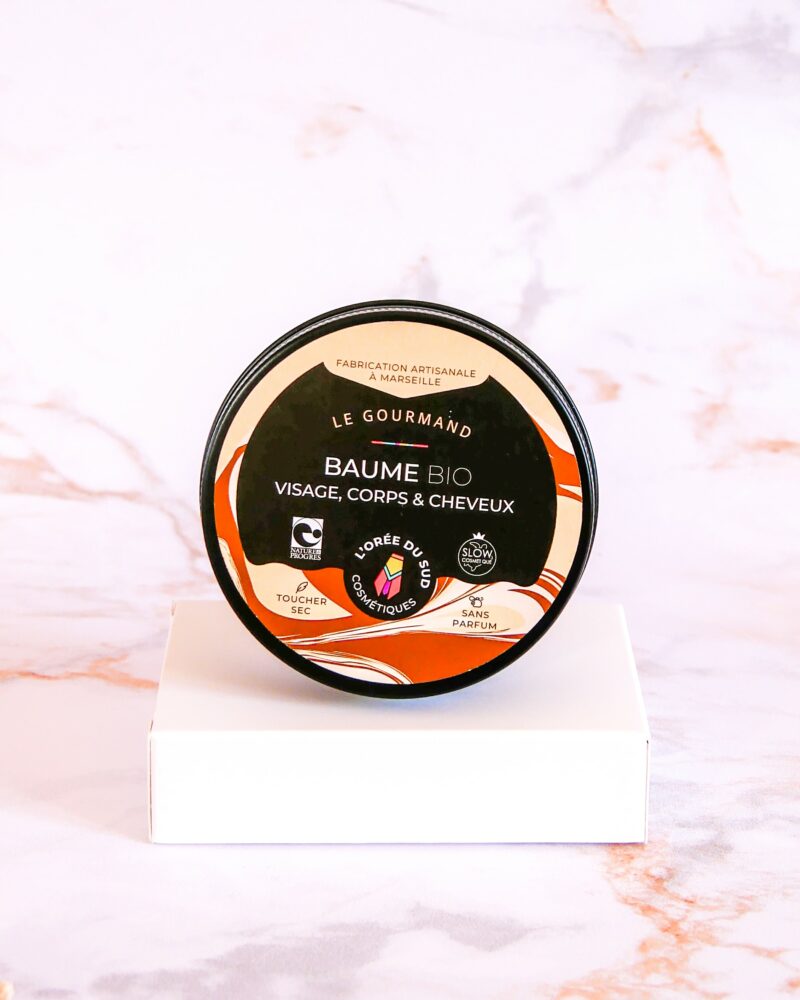 Le gourmand, Baume naturel BIO pour toutes les peaux 100mL