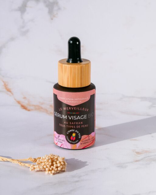 Le merveilleux, sérum visage au safran BIO pour toutes les peaux 30mL