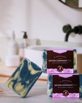 Le renaissance, Savon gommant bio visage et corps 100g
