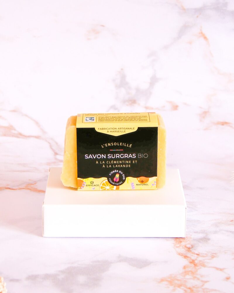 L’ensoleillé, savon bio parfumé pour toutes les peaux 100g