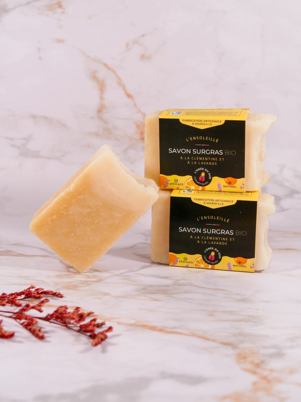 savon bio parfumé surgras saponifié à froid artisanal