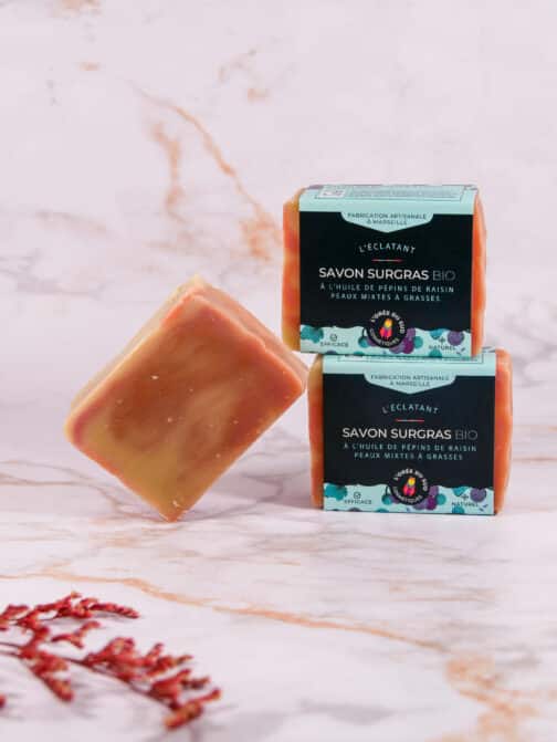 savon peaux mixtes à grasses bio surgras acné bouton point noirs