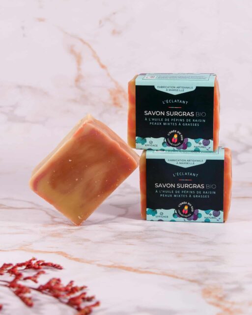 L’éclatant, Savon surgras BIO pour les peaux mixtes à grasses 100g