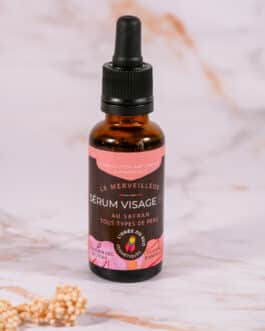 Le merveilleux, sérum visage au safran BIO pour toutes les peaux 30mL