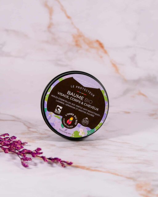 Le protecteur, Baume visage et corps BIO aux huiles essentielles répulsives moustiques 60mL