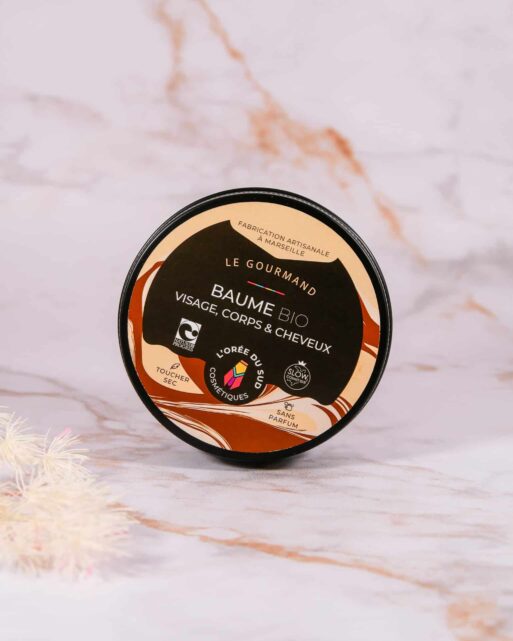 Le gourmand, Baume naturel BIO pour toutes les peaux 100mL