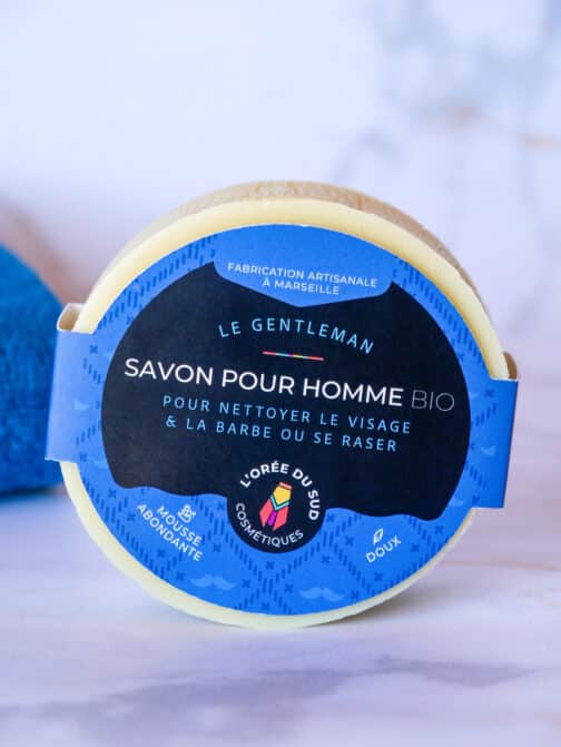 savon pour homme nettoie rase barbe sans parfum