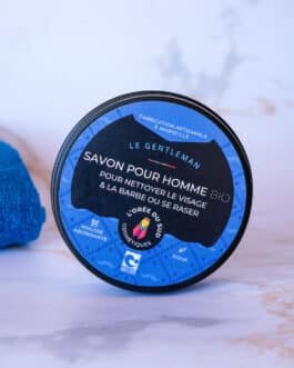 Le gentleman, Savon pour homme bio 100g avec ou sans boîte