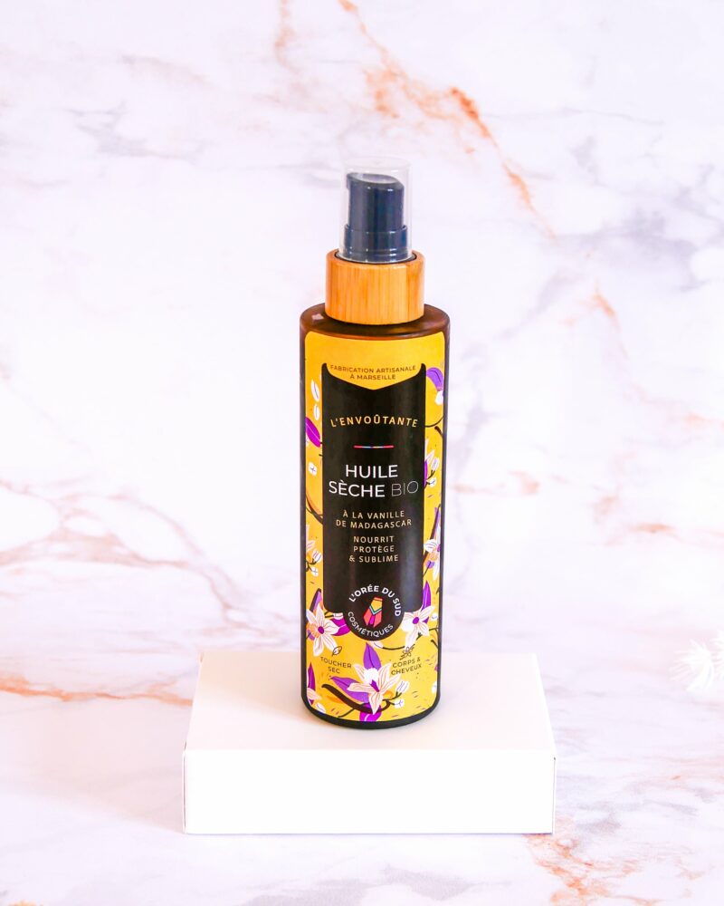 L’envoûtante, huile sèche BIO à la vanille de Madagascar 100mL