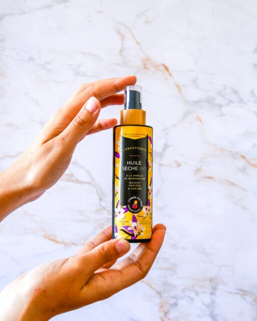 L’envoûtante, huile sèche BIO à la vanille de Madagascar 100mL