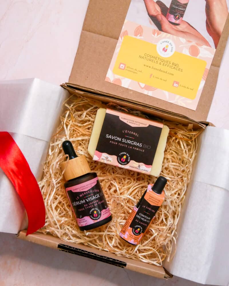 Le trio de Noël pour le soin du visage, 3 produits